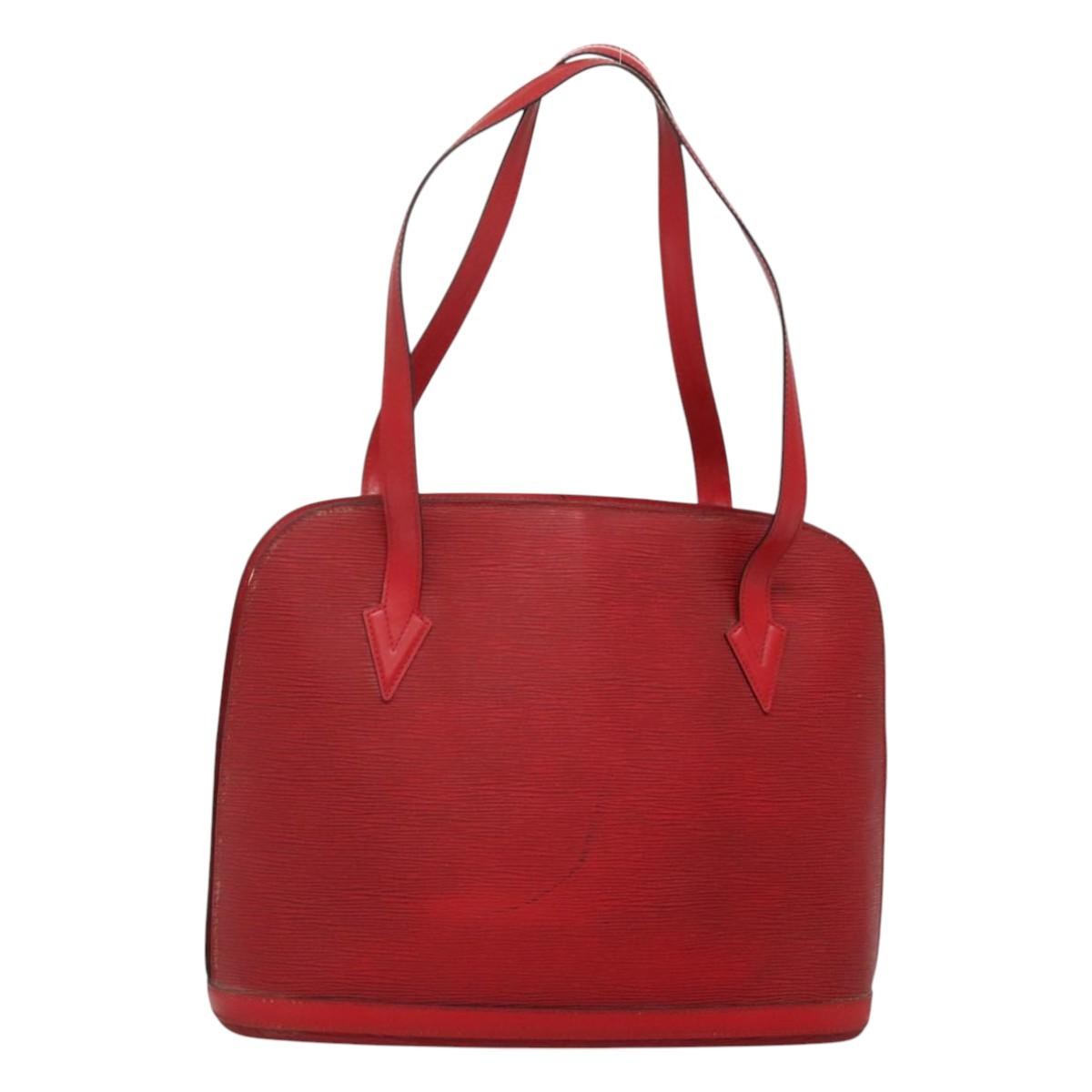 Louis Vuitton Lussac Epi Leather Red Leather Shoulder Bag Bag (Pre-Owned)