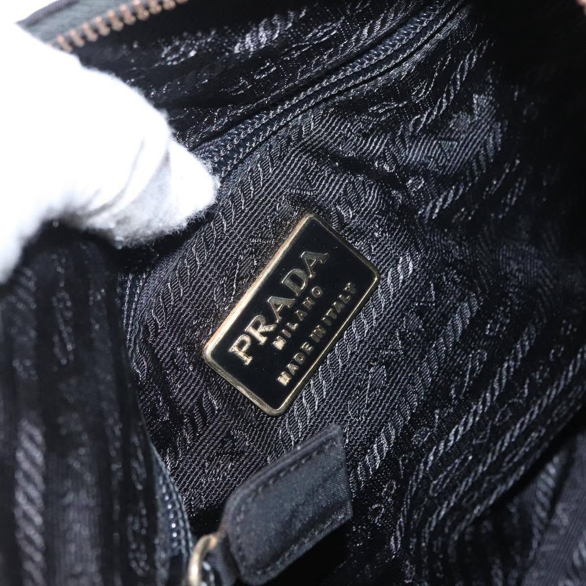 Prada Re-Edition 1995 Chain Tote Quilted Re-Nylon Black Nylon Shoulder Bag Bag (Pre-Owned)