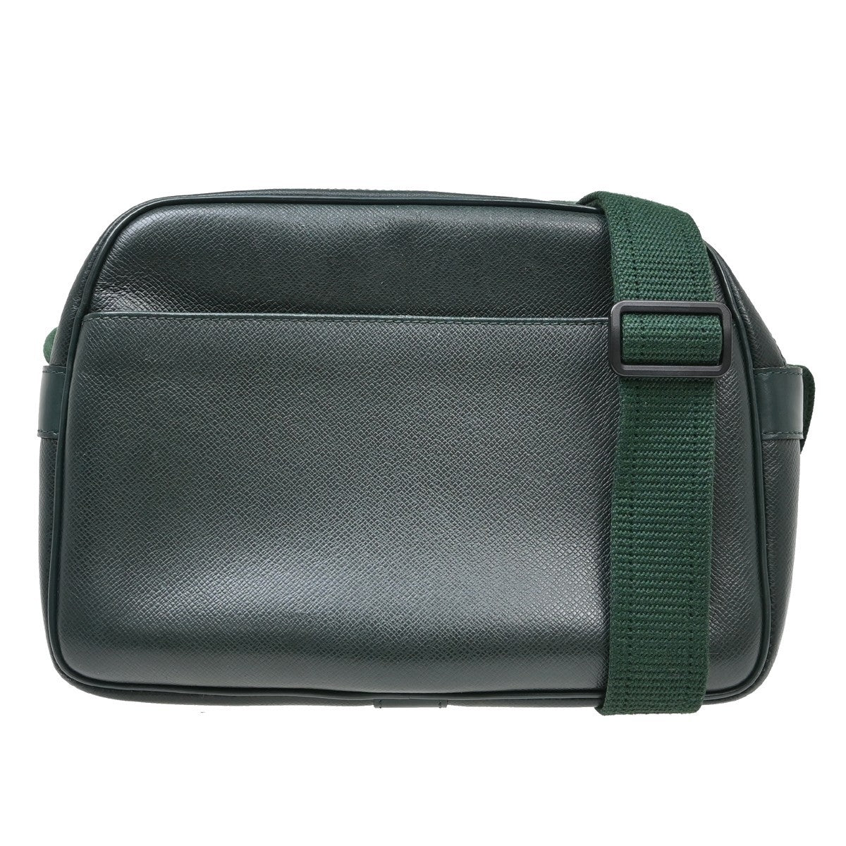 Louis Vuitton Reporter Taiga Leather Green Leather Shoulder Bag Bag (Pre-Owned)