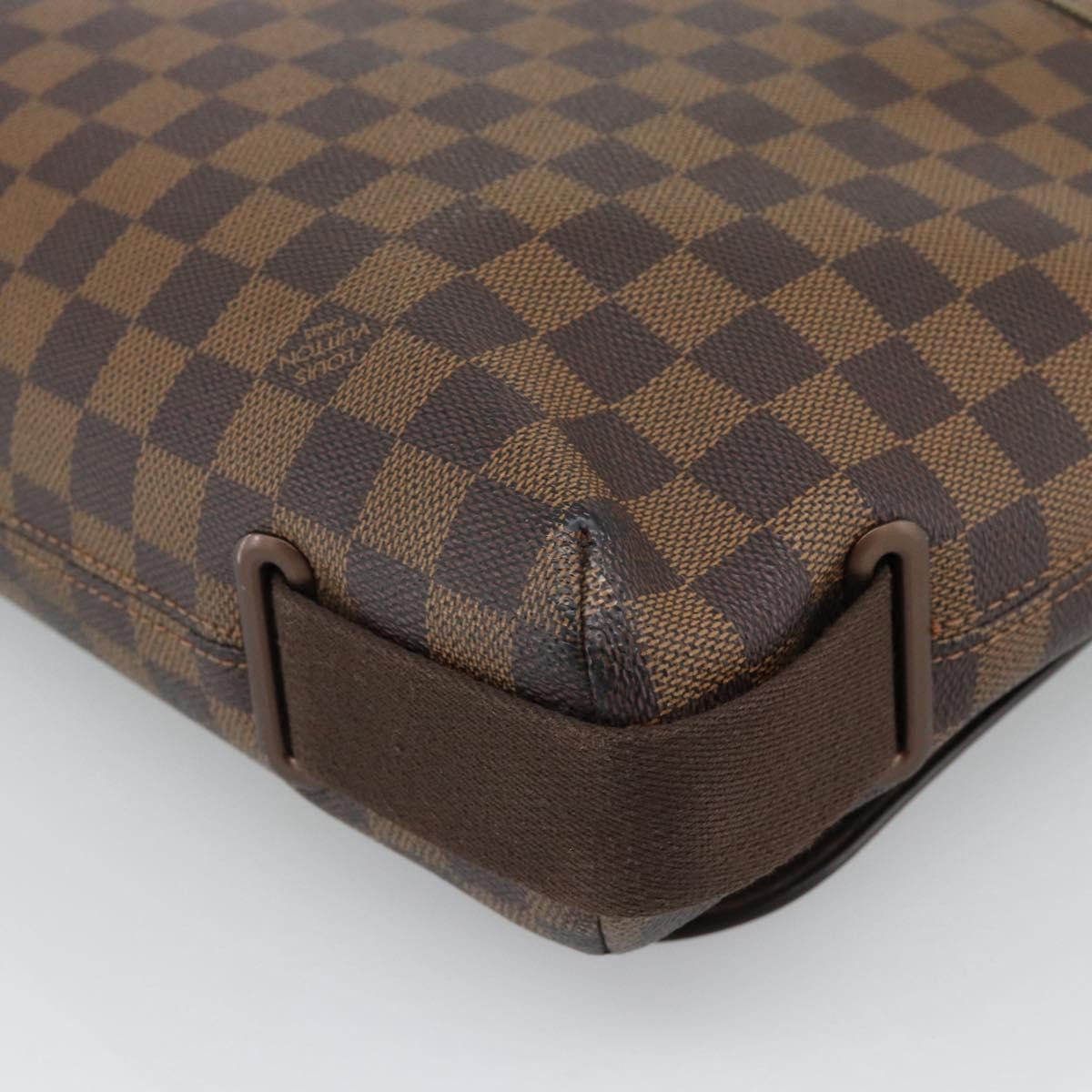 Louis Vuitton Brooklyn Damier Ebene Brown Canvas Shoulder Bag Bag (Pre-Owned)