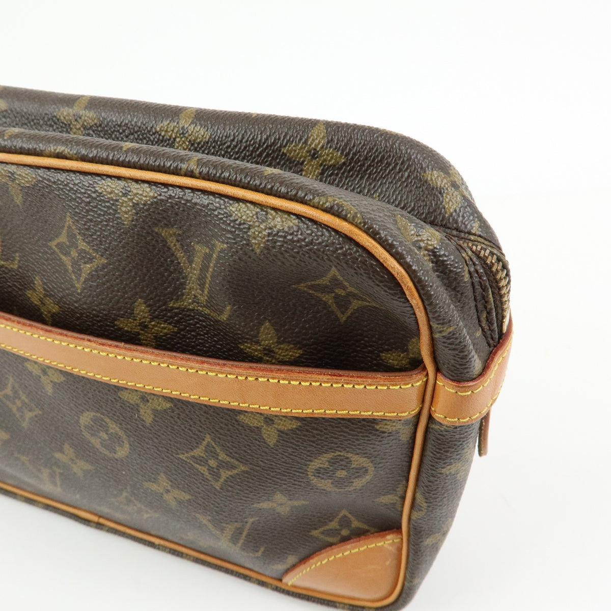 Louis Vuitton Compiegne Cosmetic Monogram Canvas Brown Canvas Toiletry Case Accessory (Pre-Owned)