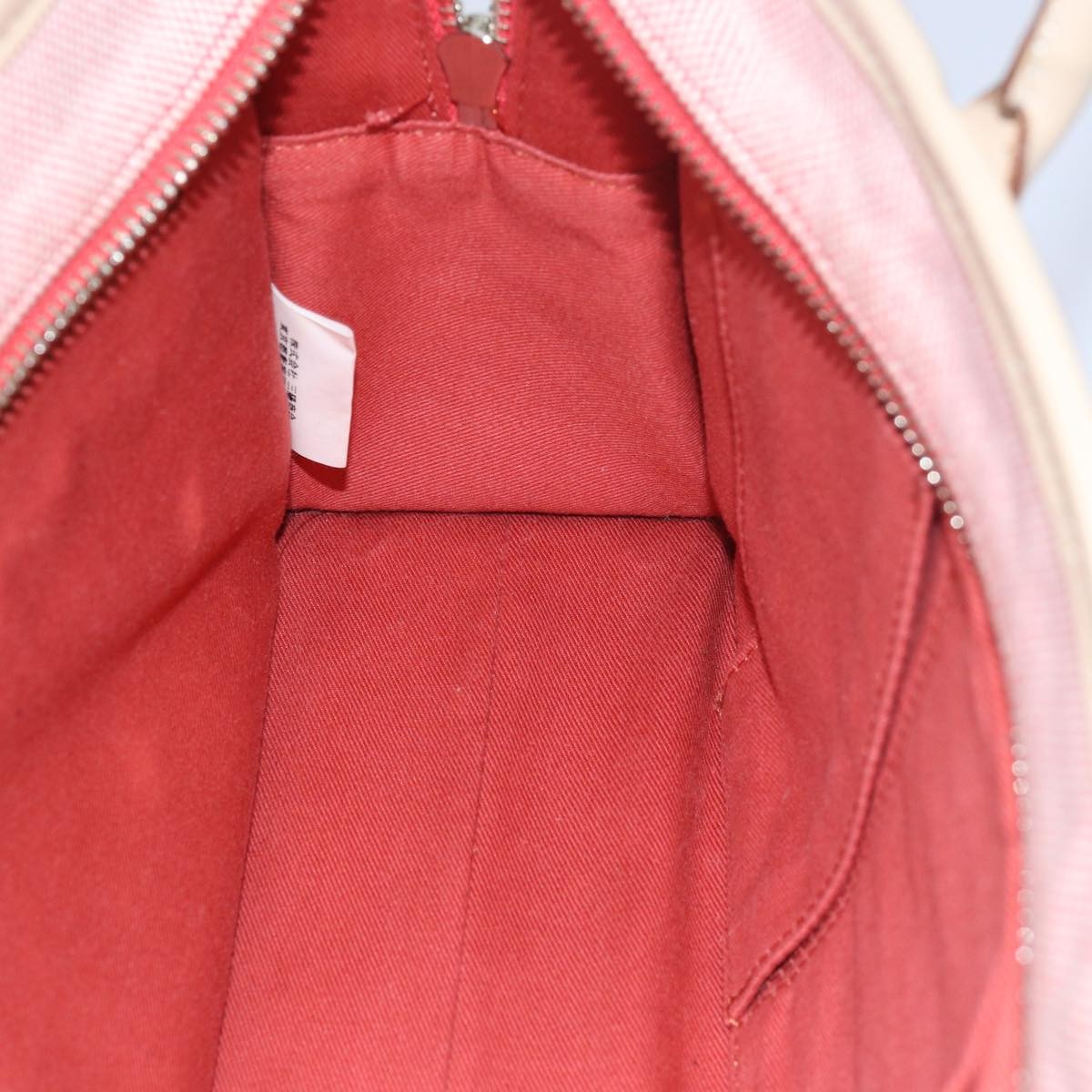 Burberry Blue Label Canvas Pink Canvas Handbag (Pre-Owned)