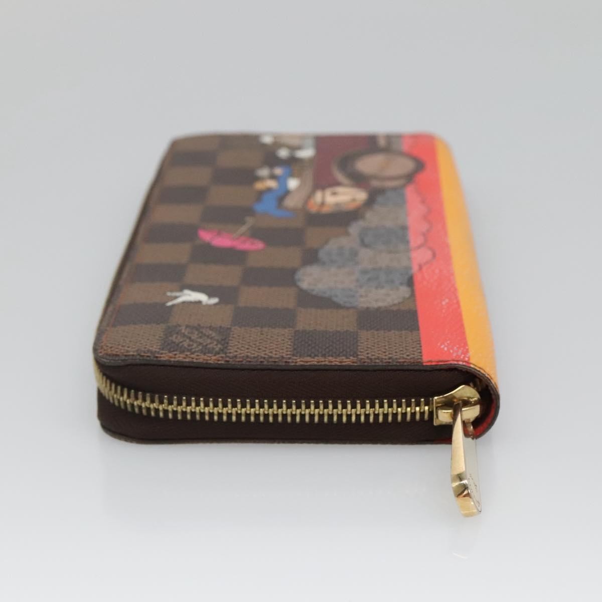 Louis Vuitton Zippy Wallet Nm Monogram Canvas Brown Canvas Wallets Accessory (Pre-Owned)
