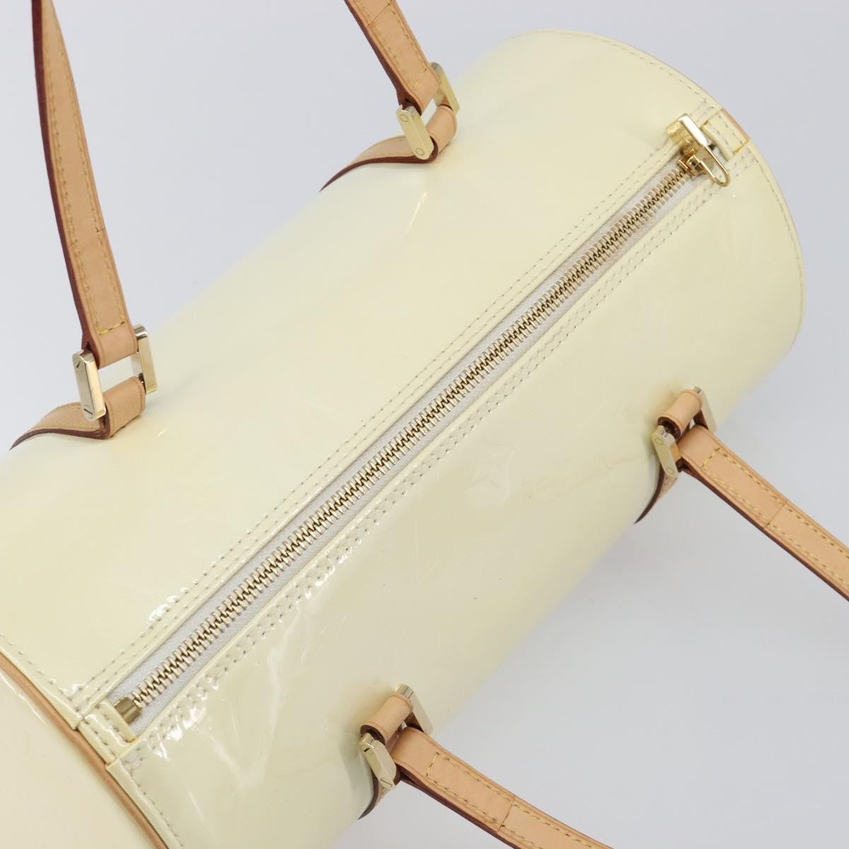 Louis Vuitton Bedford Monogram Vernis Beige Patent_Leather Handbag (Pre-Owned)