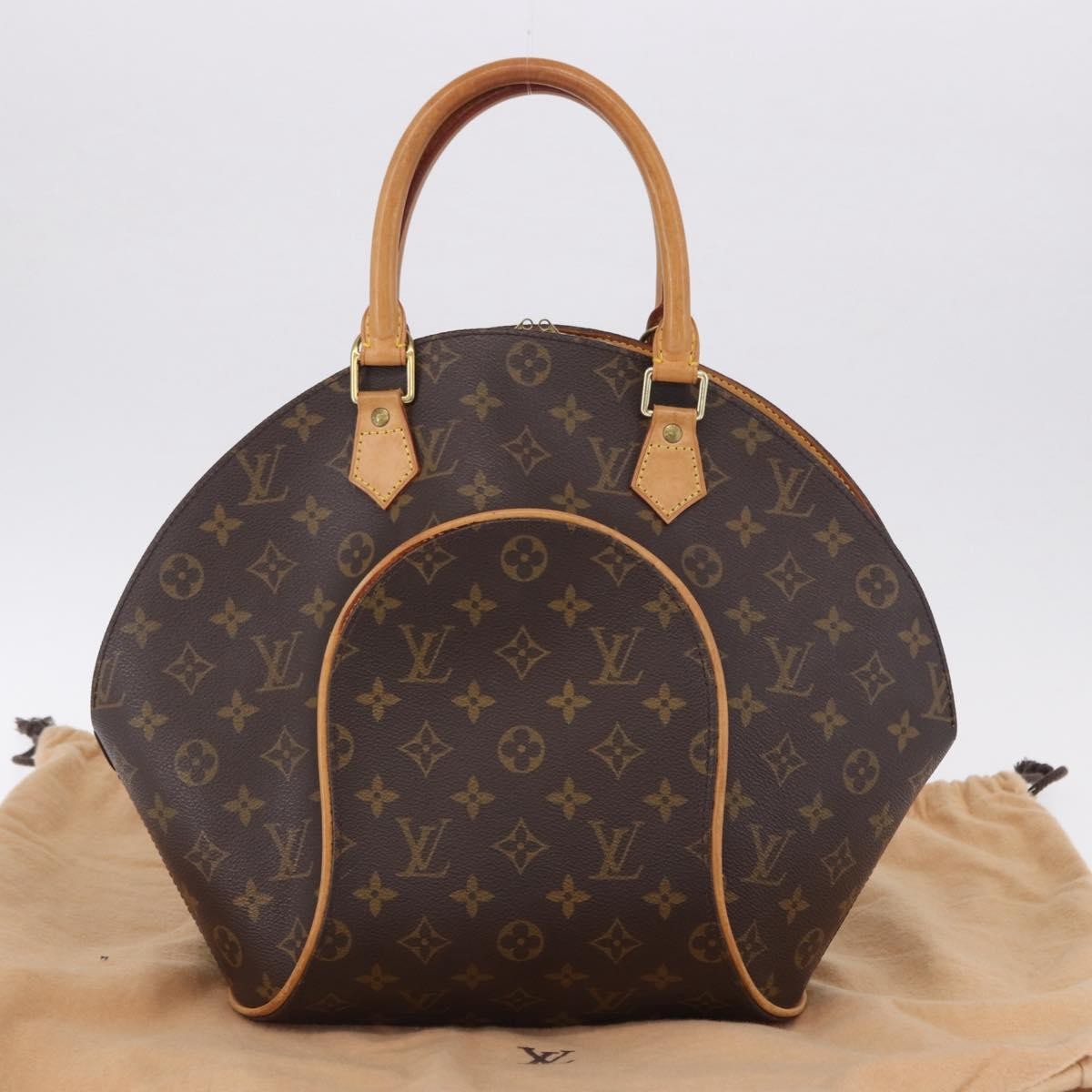 Louis Vuitton Ellipse Monogram Brown Canvas Handbag (Pre-Owned)