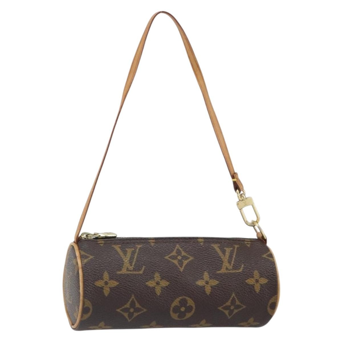Louis Vuitton Papillon Pochette Monogram Canvas Brown Canvas Clutche & Pouche Bag (Pre-Owned)