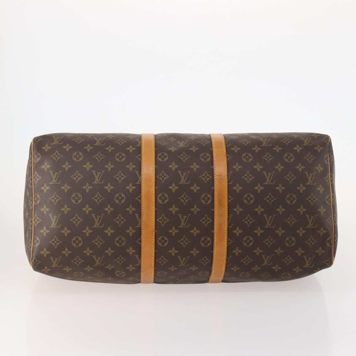 Louis Vuitton Keepall Monogram Canvas Brown Canvas Travel Bag Bag (Pre-Owned)