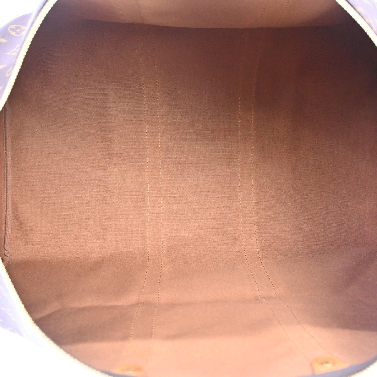 Louis Vuitton Keepall Monogram Brown Canvas Travel Bag Bag (Pre-Owned)