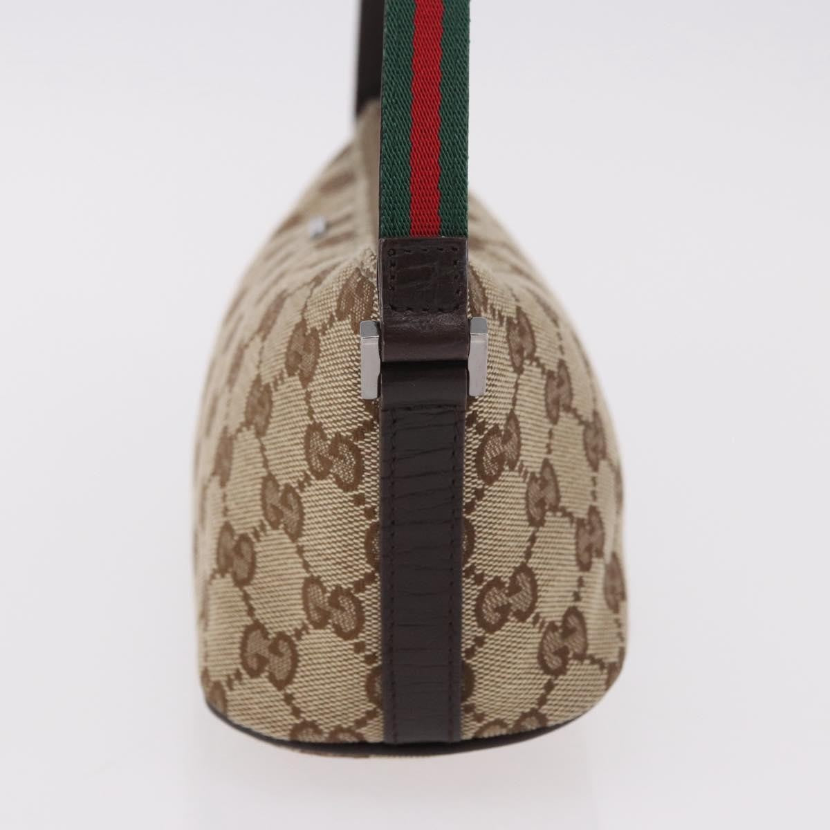 Gucci Gg Tiger Gg Canvas Beige Canvas Clutche & Pouche Bag (Pre-Owned)