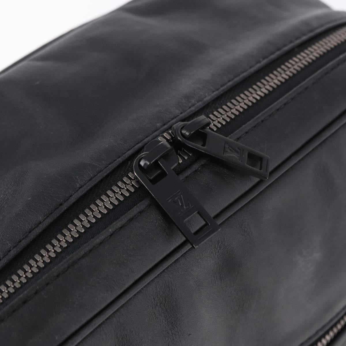 Louis Vuitton Clarkson Messenger Monogram Differ Leather Black Leather Shoulder Bag Bag (Pre-Owned)