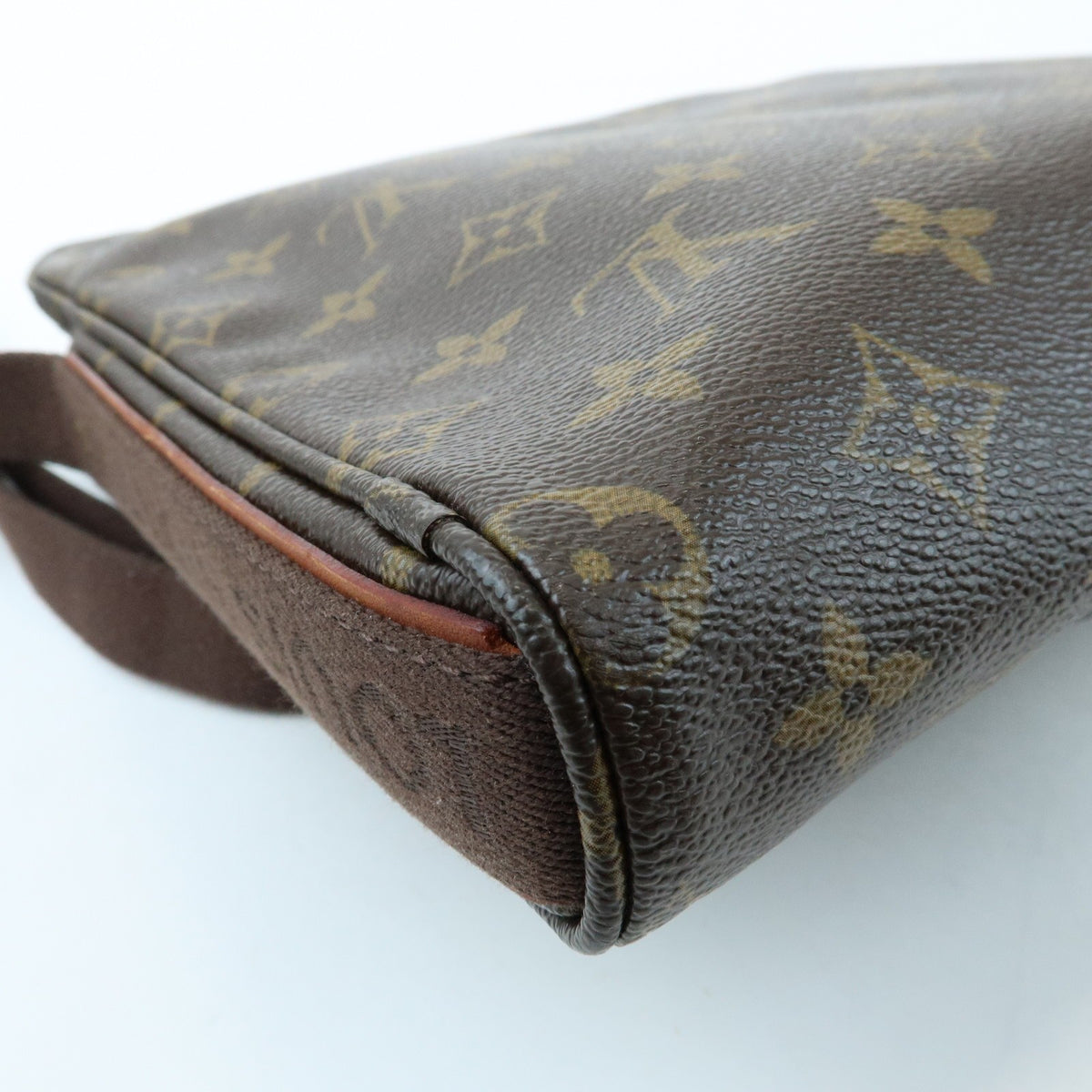 Louis Vuitton Trotteur Beaubourg Monogram Canvas Brown Canvas Handbag (Pre-Owned)