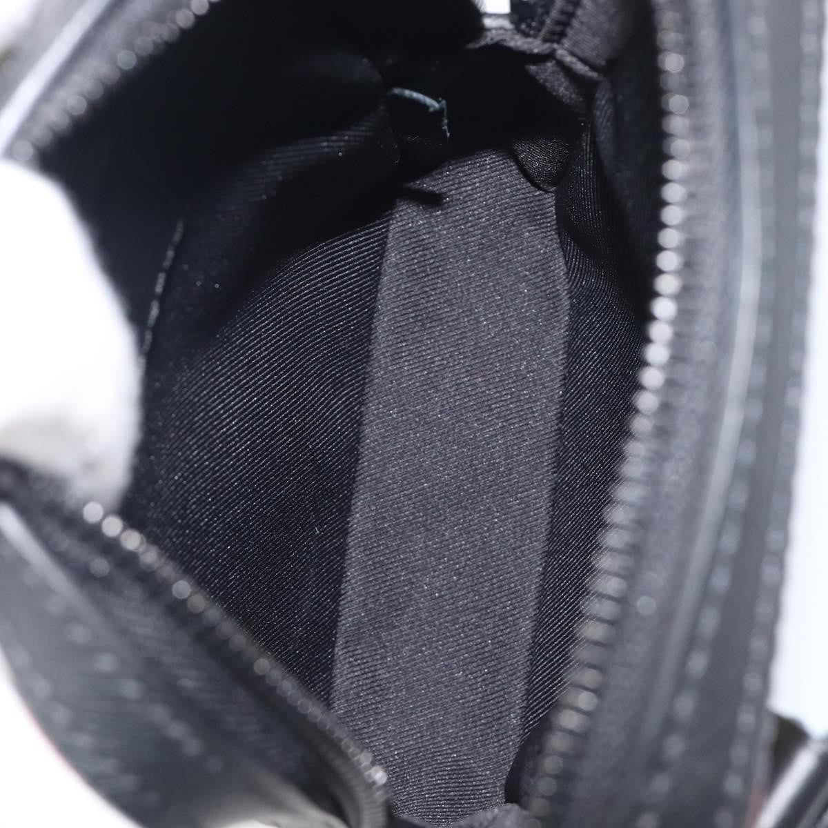 Louis Vuitton Danube Messenger Rainbow Taiga Leather Black Leather Handbag (Pre-Owned)