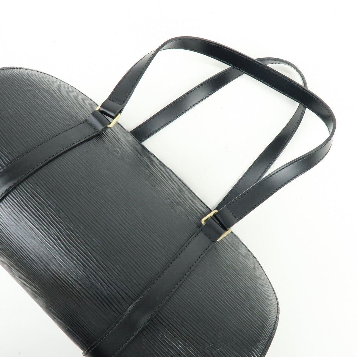 Louis Vuitton Soufflot Epi Leather Black Leather Tote Bag Bag (Pre-Owned)