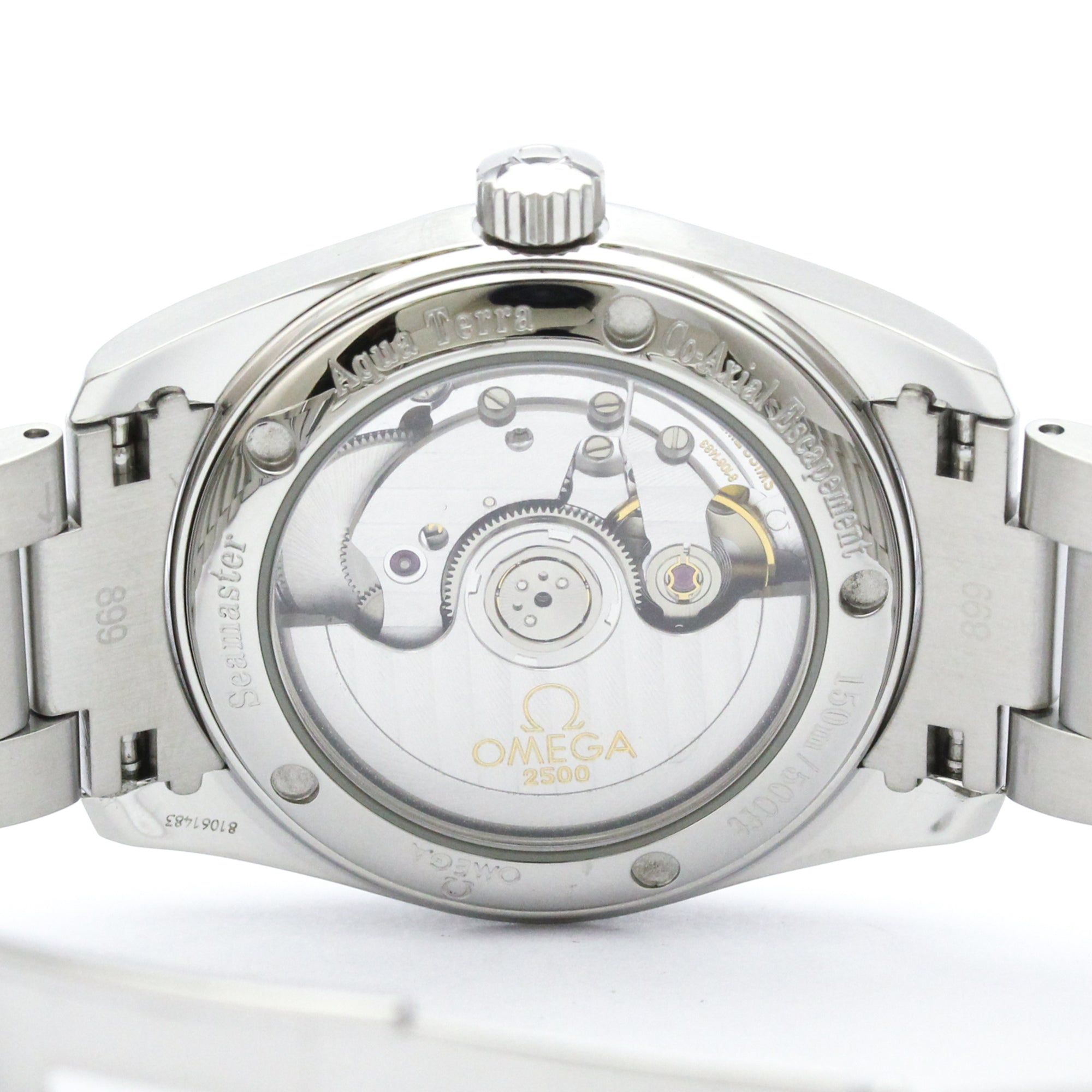 Omega Seamaster Aqua Terra 150M Co-Axial Chronometer Automatic Stainless Steel Watch (Pre-Owned)