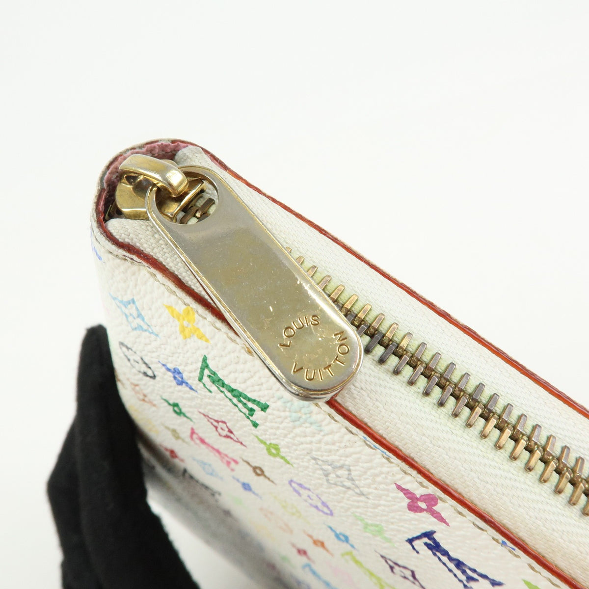 Louis Vuitton Zippy Monogram Multicolor White Canvas Wallets Accessory (Pre-Owned)