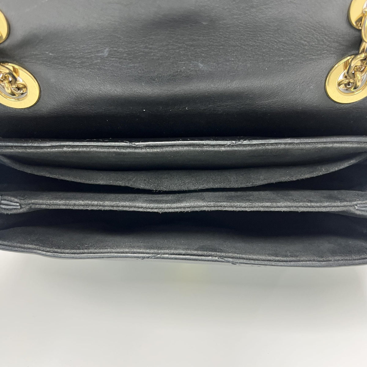 Louis Vuitton New Wave Chain Bag Nm Quilted Leather Black Leather Shoulder Bag Bag (Pre-Owned)