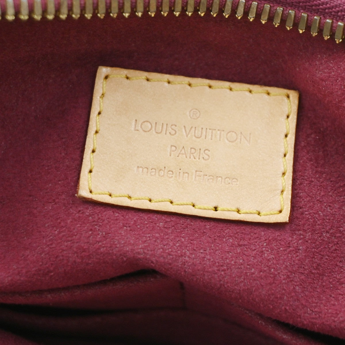 Louis Vuitton Pallas Tote Monogram Canvas With Leather Brown Leather Handbag (Pre-Owned)