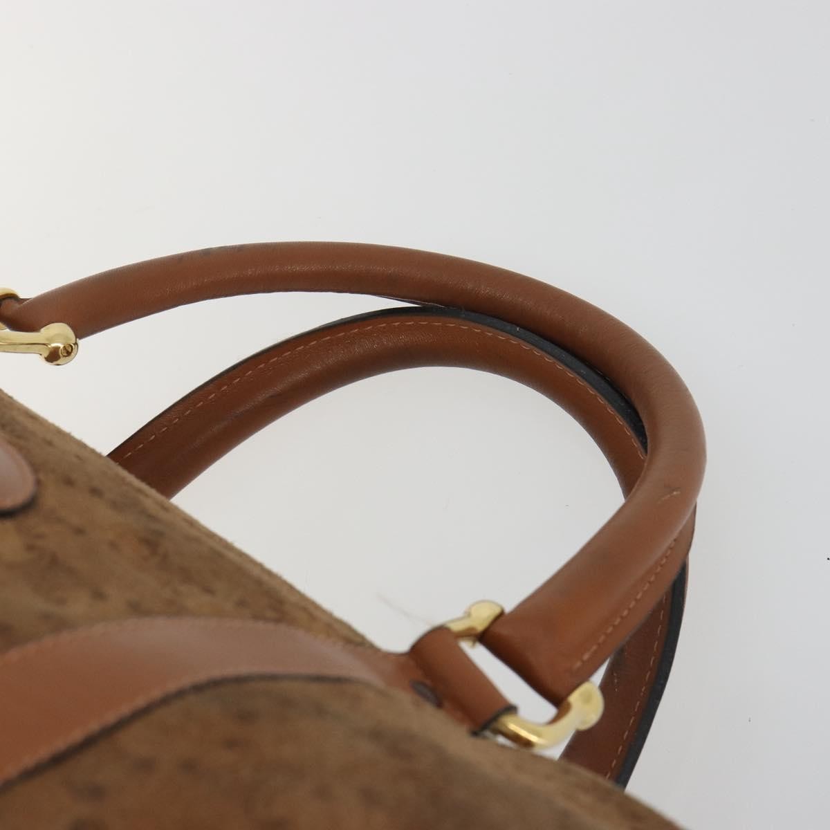 Celine Macadam Suede Brown Suede Tote Bag Bag (Pre-Owned)