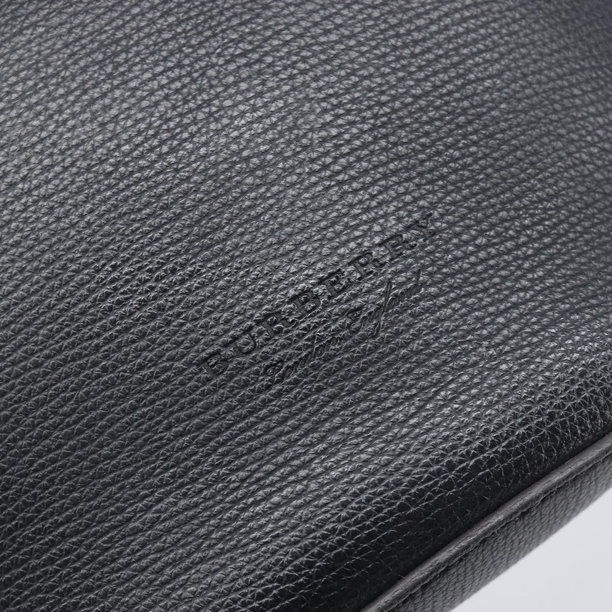 Burberry Lorne Bucket Leather Black Leather Handbag (Pre-Owned)