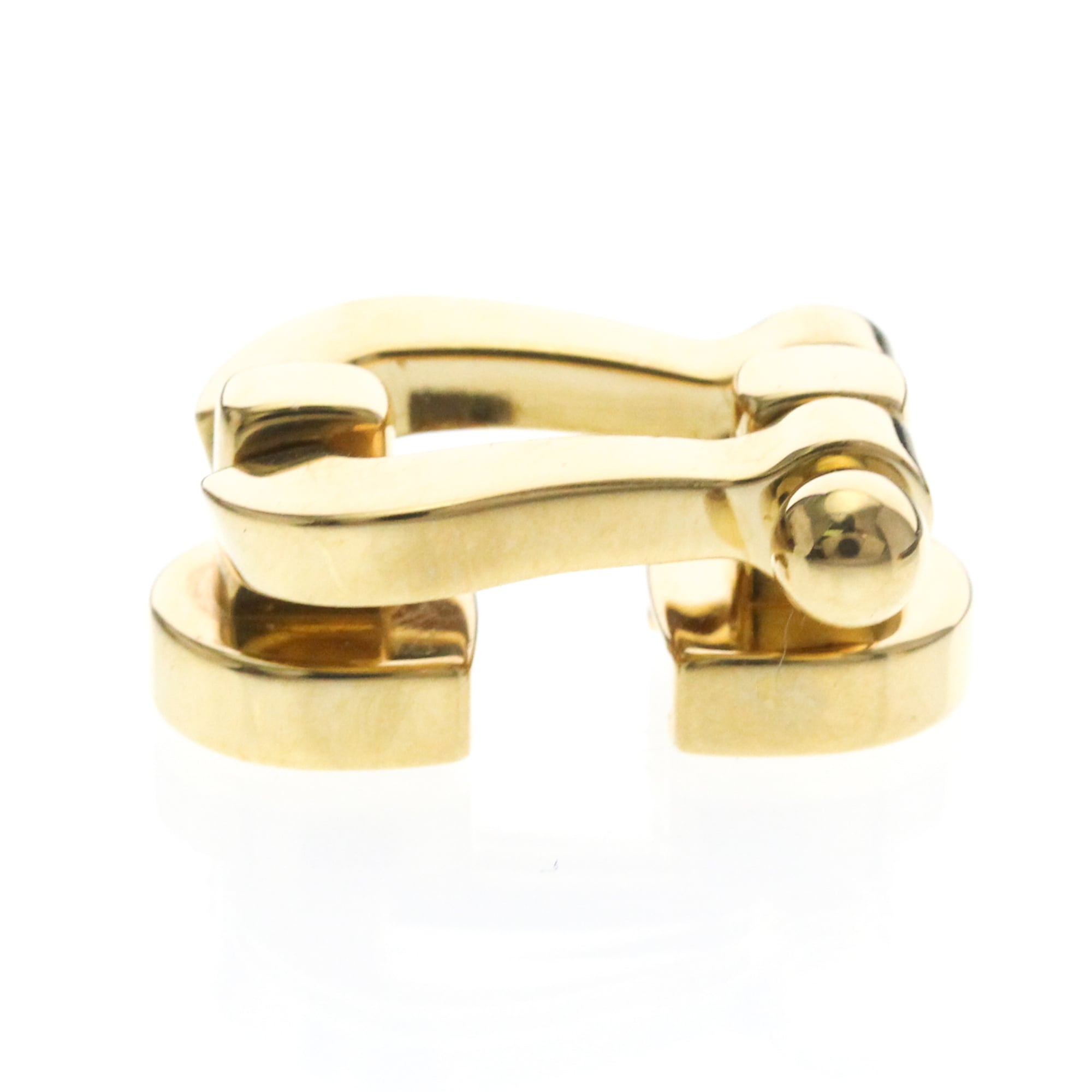 Fred Paris Force 10 Woven Cord And Stainless Steel With 18K Yellow Gold Gold Yellow_Gold Bracelet Jewelry (Pre-Owned)