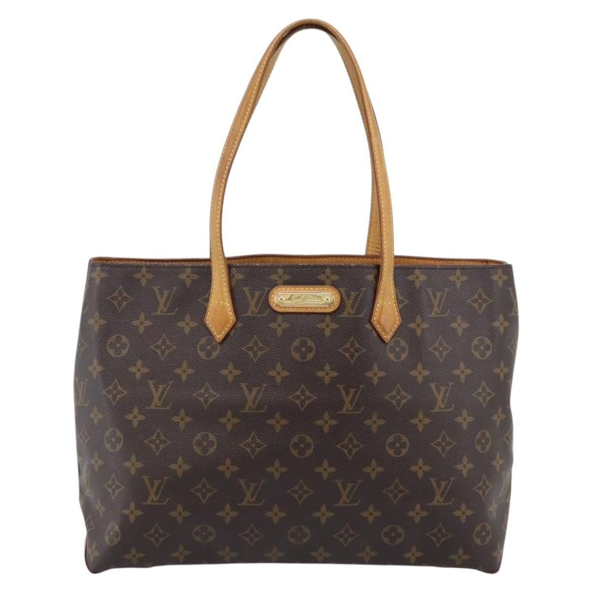 Louis Vuitton Wilshire Monogram Canvas Brown Canvas Handbag (Pre-Owned)