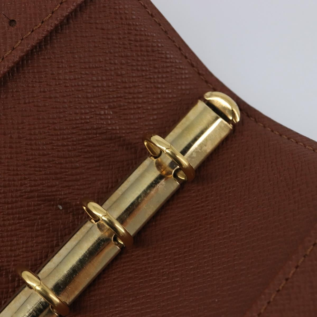 Louis Vuitton Agenda Cover Monogram Canvas Brown Canvas Briefcase Bag (Pre-Owned)
