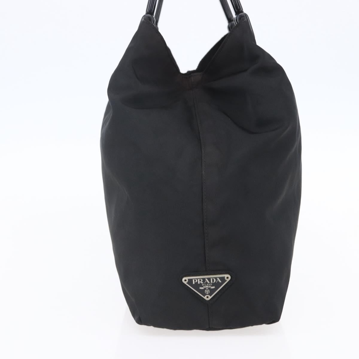 Prada Vintage Tessuto Black Nylon Handbag (Pre-Owned)