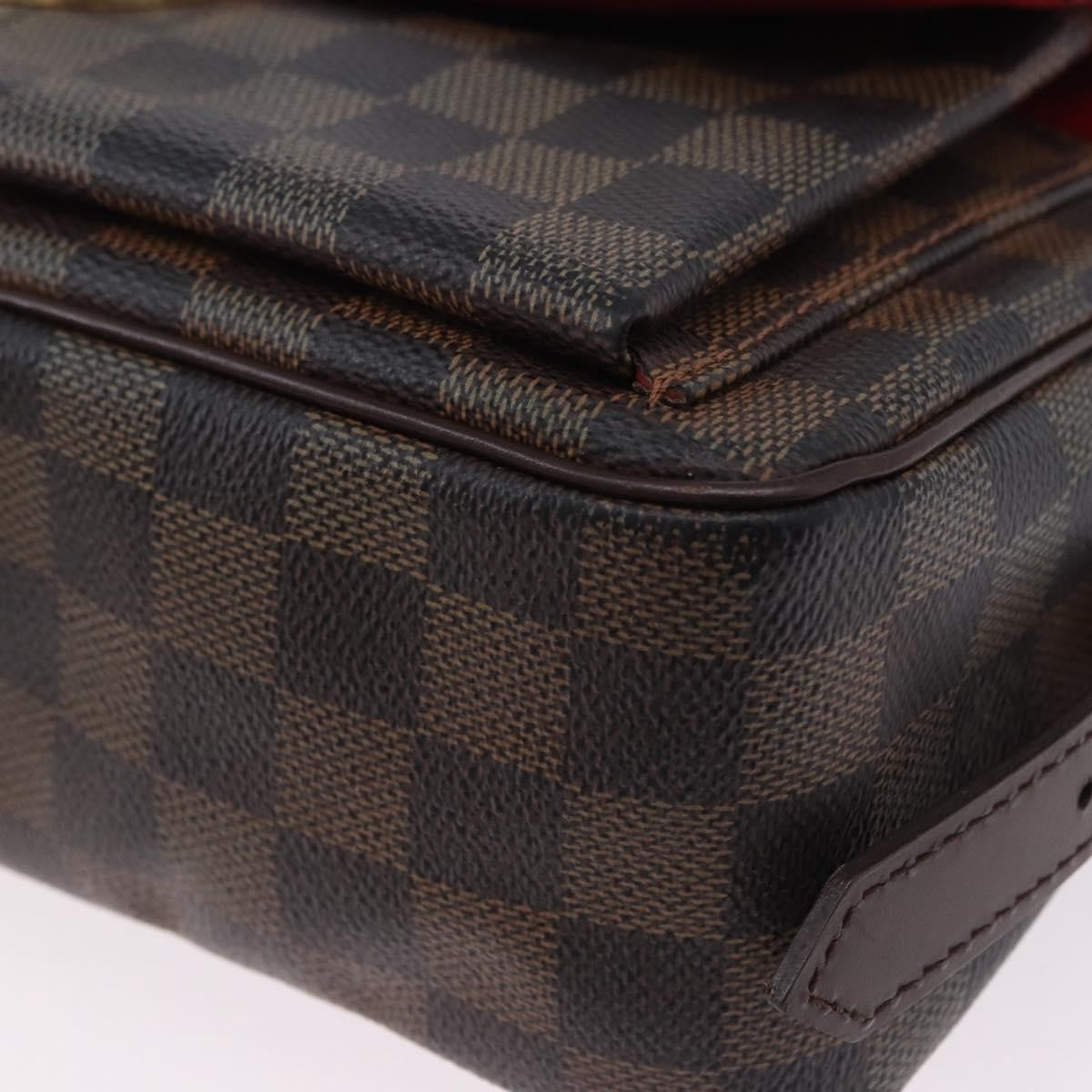 Louis Vuitton Ravello Damier Ebene Brown Canvas Shoulder Bag Bag (Pre-Owned)