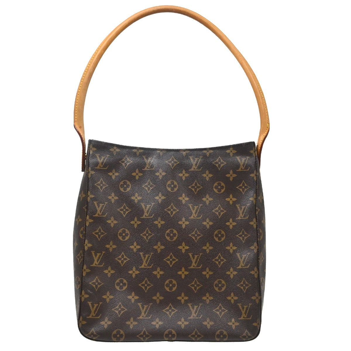 Louis Vuitton Looping Monogram Canvas Brown Canvas Handbag (Pre-Owned)