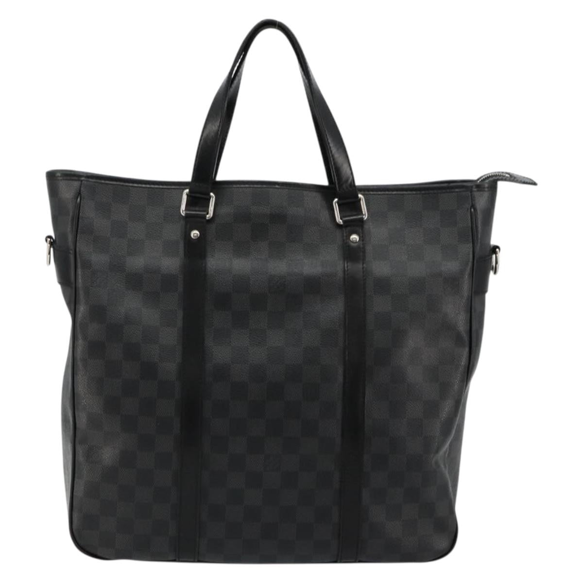 Louis Vuitton Tadao Damier Graphite Gray Canvas Tote Bag Bag (Pre-Owned)