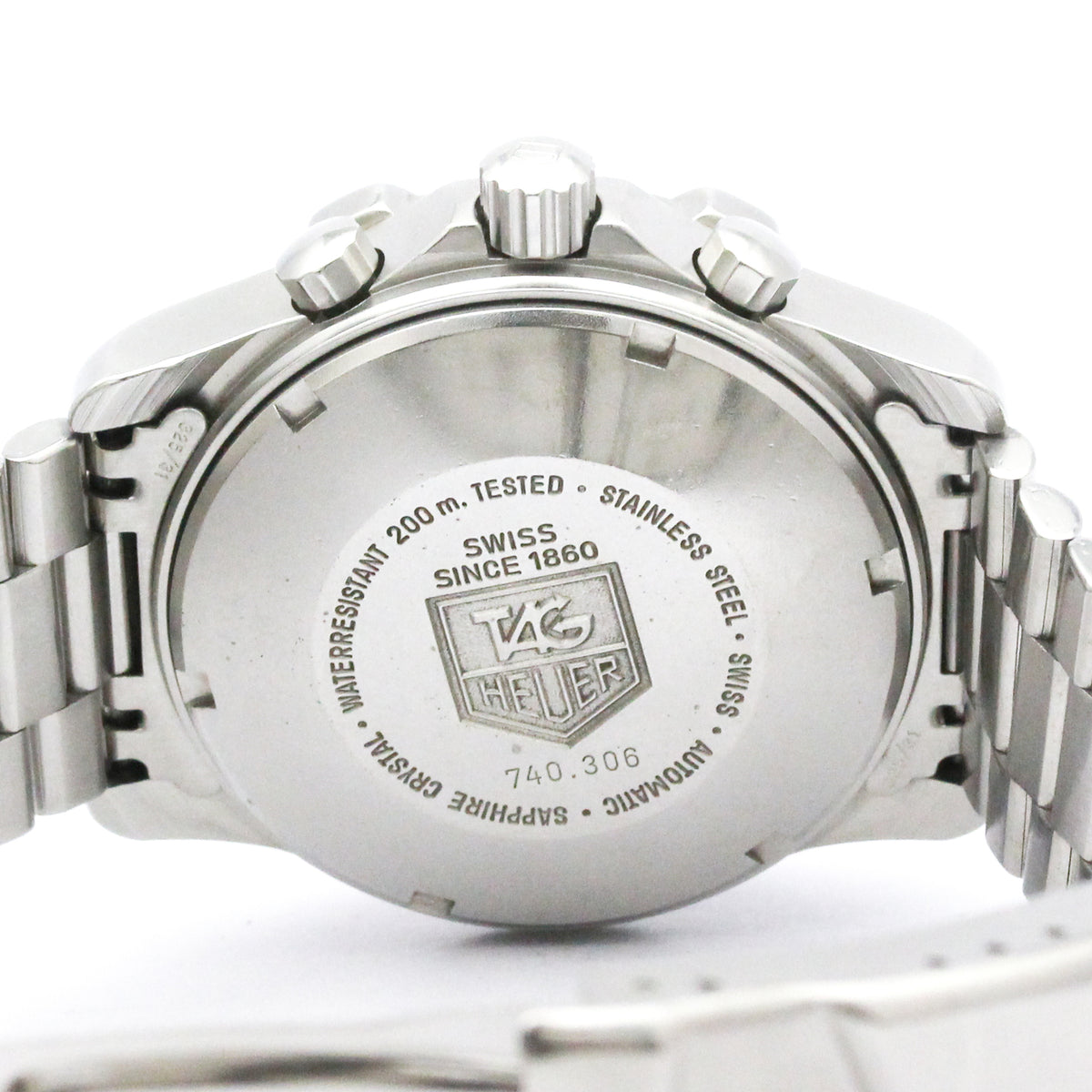 Tag Heuer 2000 Chronograph Automatic Stainless Steel Watch (Pre-Owned)