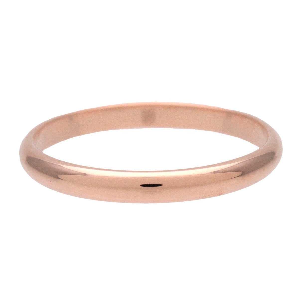 Cartier 1895 Wedding Band 18K Rose Gold Gold Rose_Gold Ring Jewelry (Pre-Owned)
