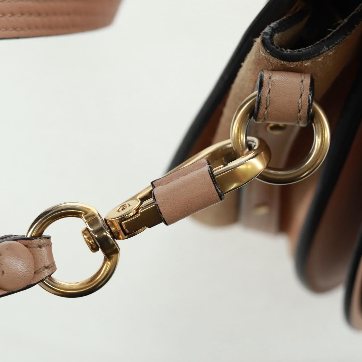 Chloe Nile Leather Pink Leather Handbag (Pre-Owned)