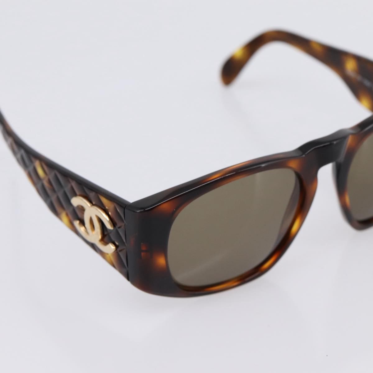 Chanel Logo Cc Plastic Brown Plastic Sunglasse Accessory (Pre-Owned)