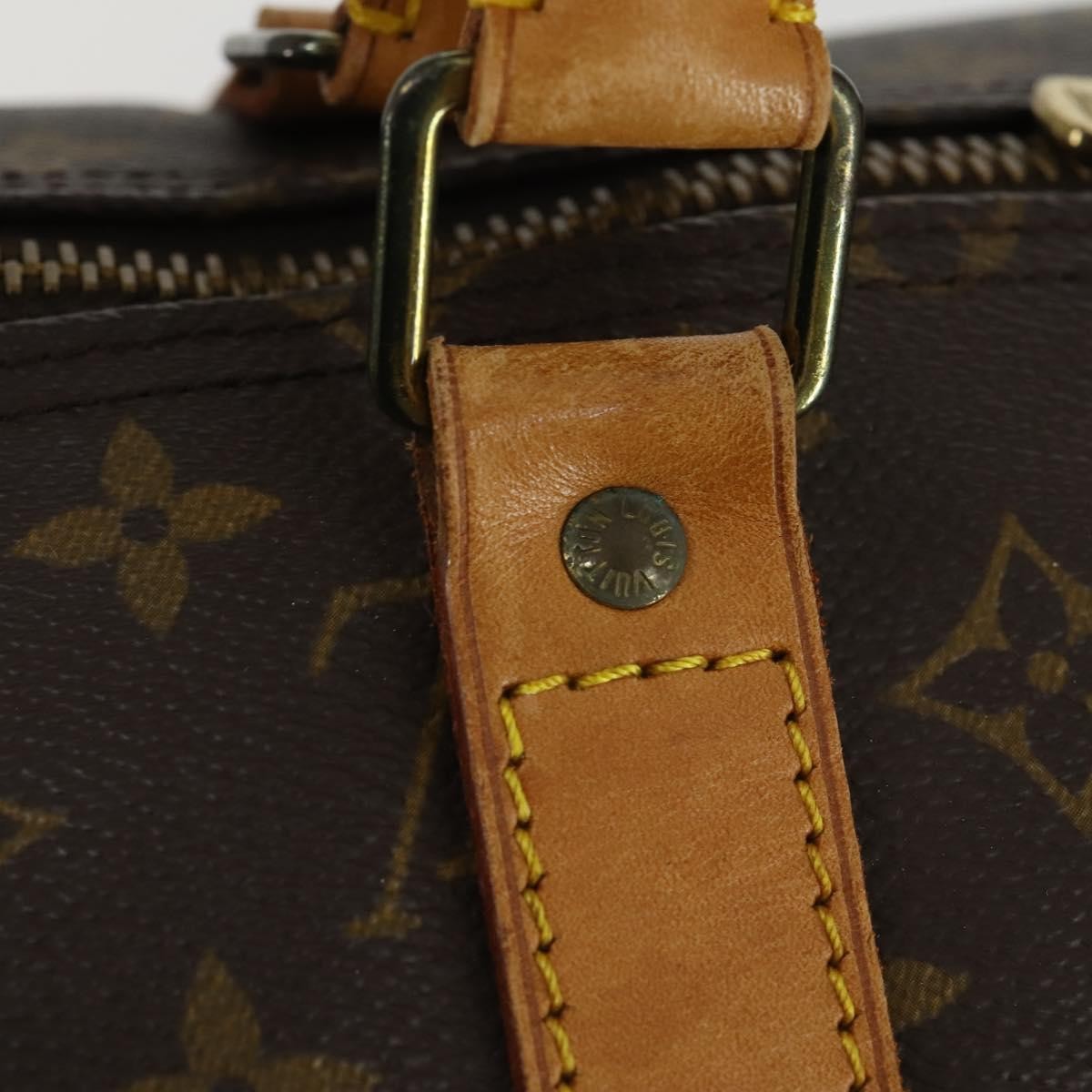 Louis Vuitton Keepall Monogram Canvas Brown Canvas Travel Bag Bag (Pre-Owned)