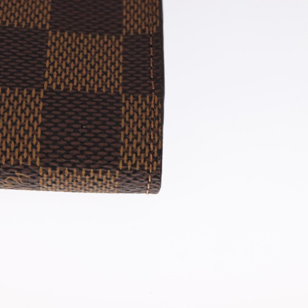 Louis Vuitton Etui Cigarette Case Damier Canvas Brown Canvas Wallets Accessory (Pre-Owned)