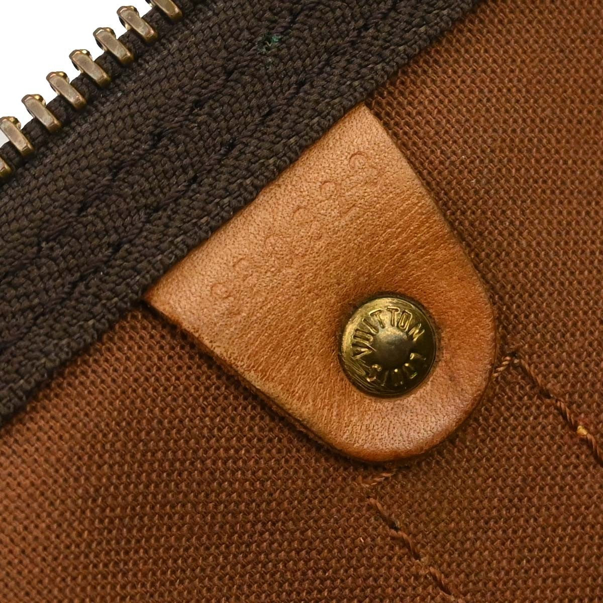 Louis Vuitton Keepall Monogram Canvas Brown Canvas Travel Bag Bag (Pre-Owned)