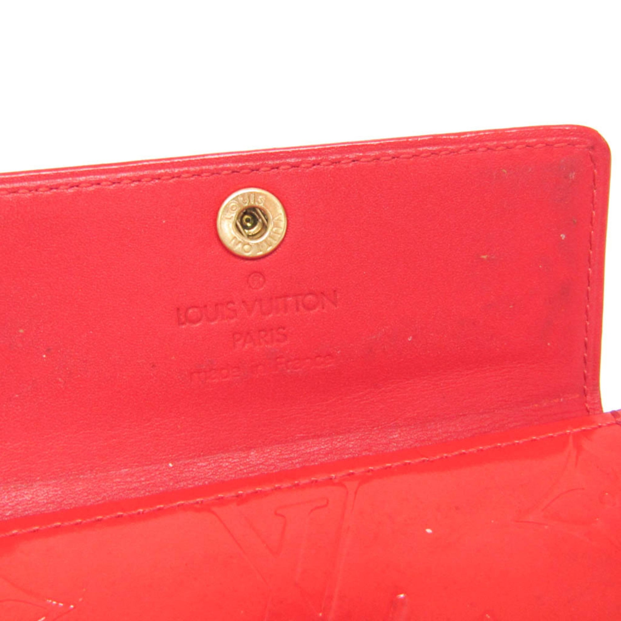 Louis Vuitton Ludlow Vernis Red Patent_Leather Wallets Accessory (Pre-Owned)