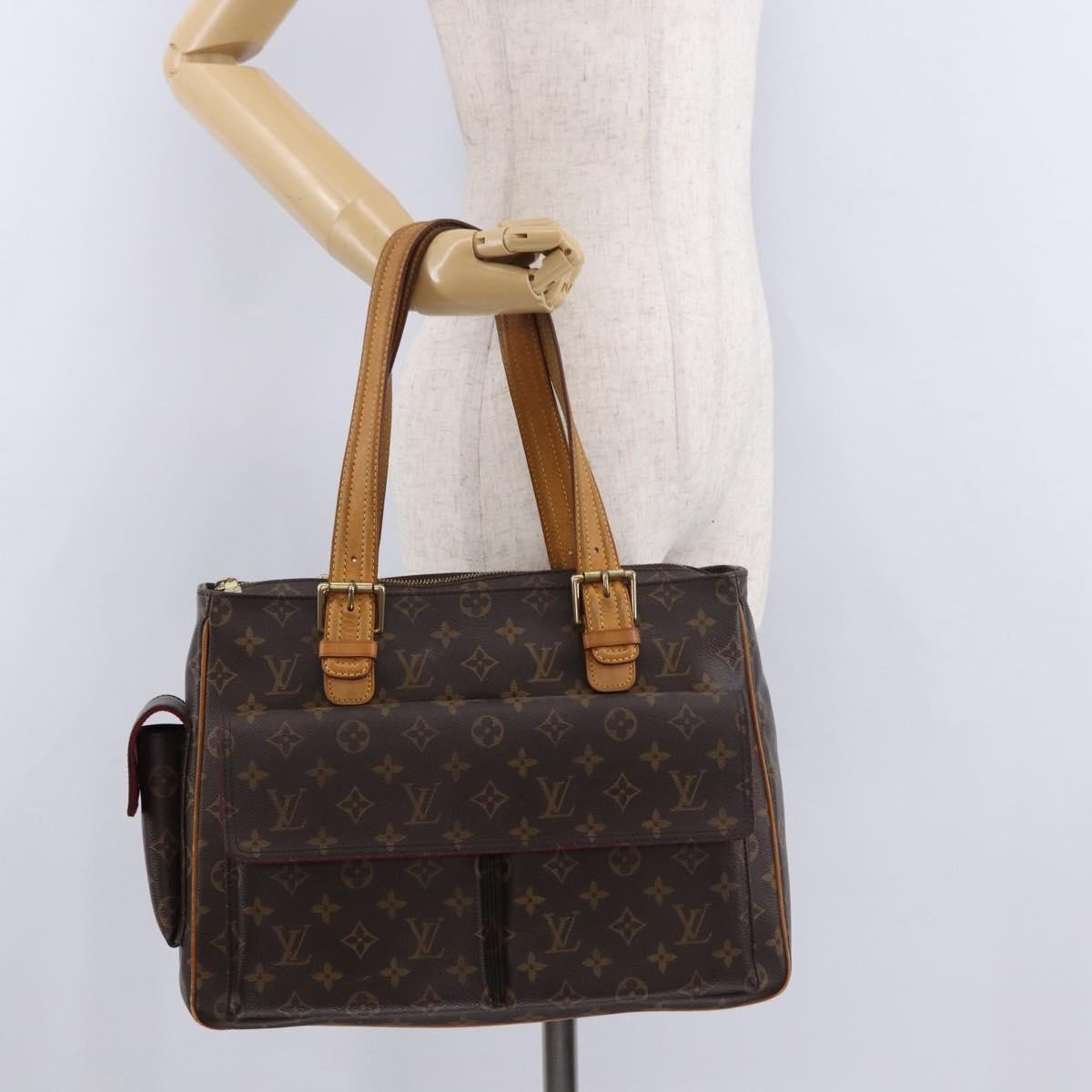Louis Vuitton Multipli Cite Monogram Canvas Brown Canvas Shoulder Bag Bag (Pre-Owned)