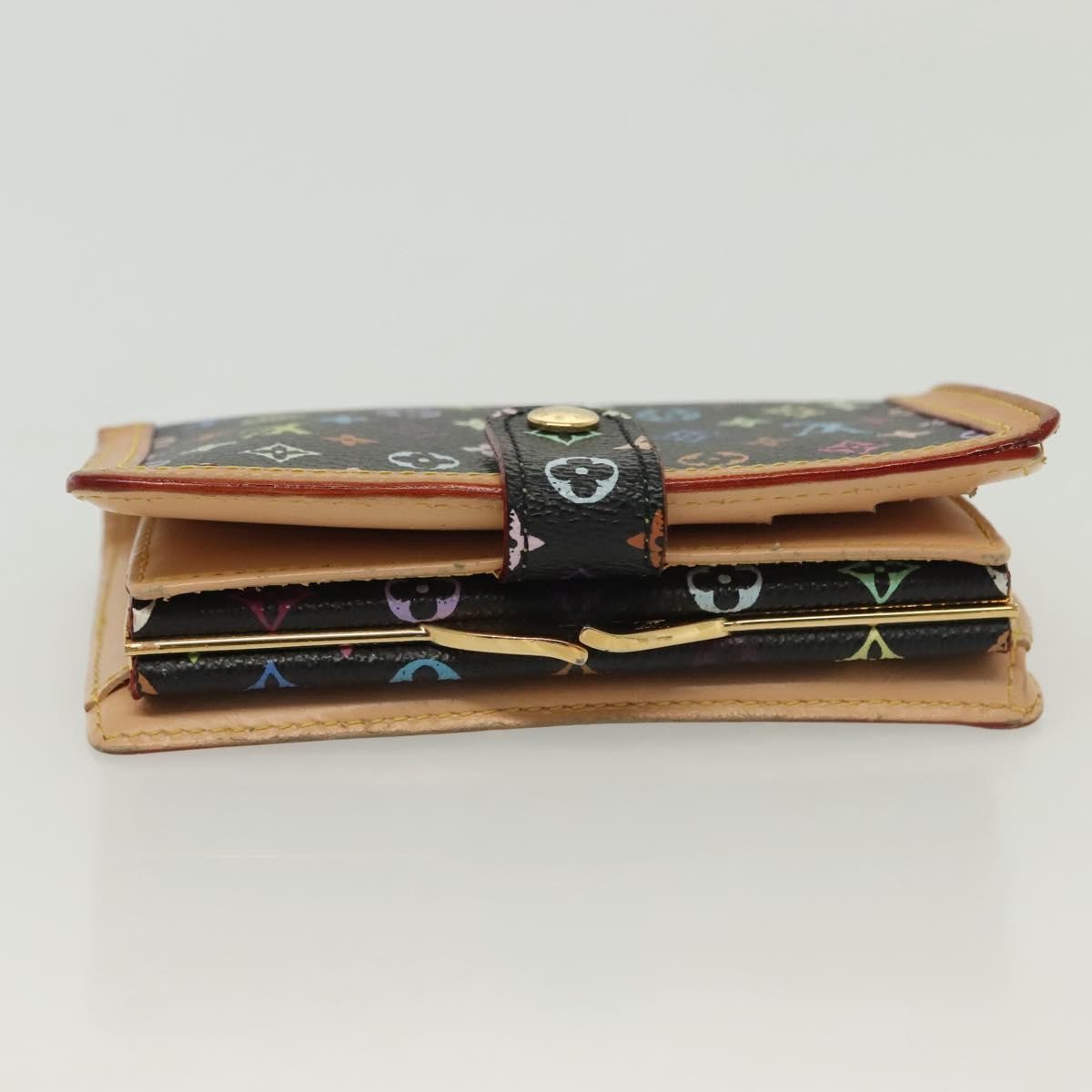 Louis Vuitton Portefeuille Viennois Monogram Canvas Black Canvas Wallets Accessory (Pre-Owned)