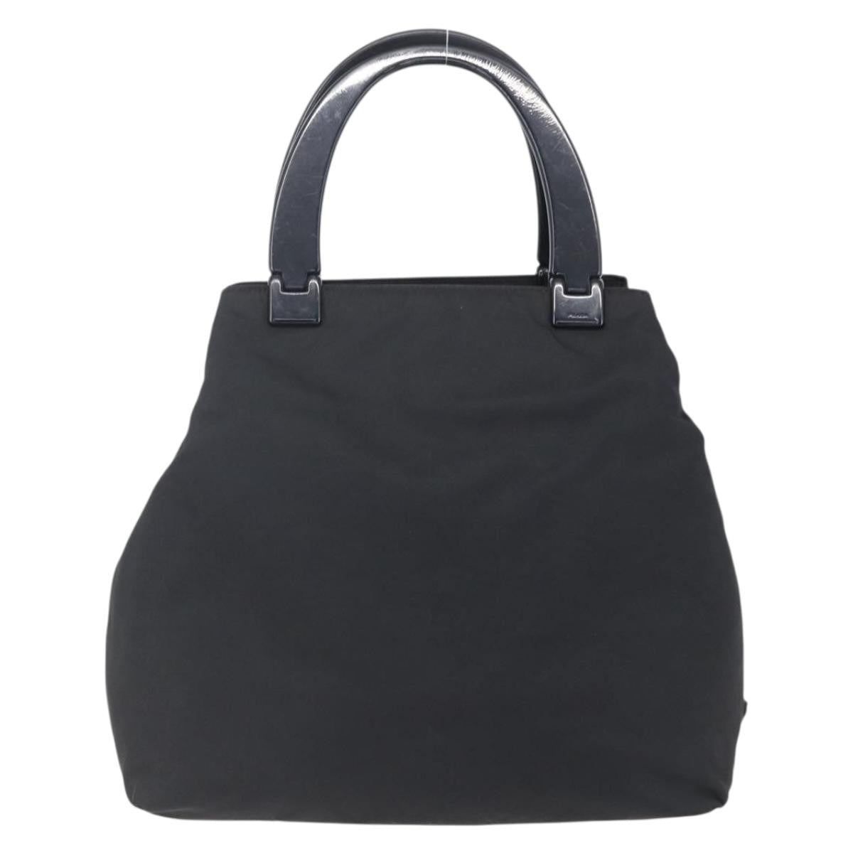 Prada Vintage Tessuto Black Nylon Handbag (Pre-Owned)