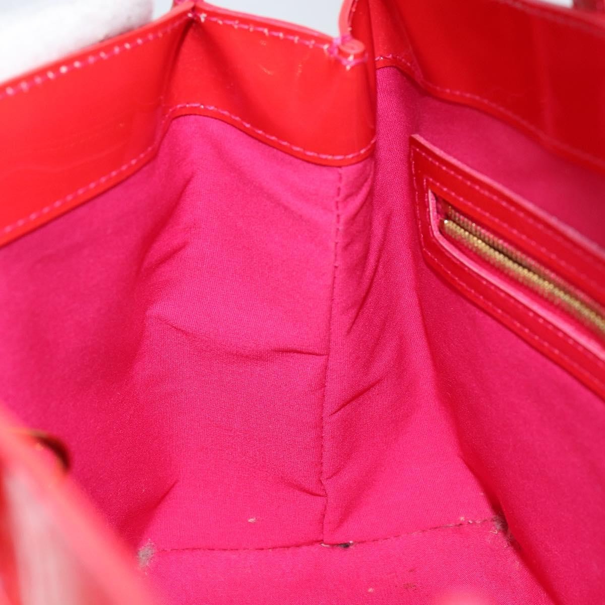 Louis Vuitton Wilshire Monogram Vernis Pink Patent_Leather Handbag (Pre-Owned)