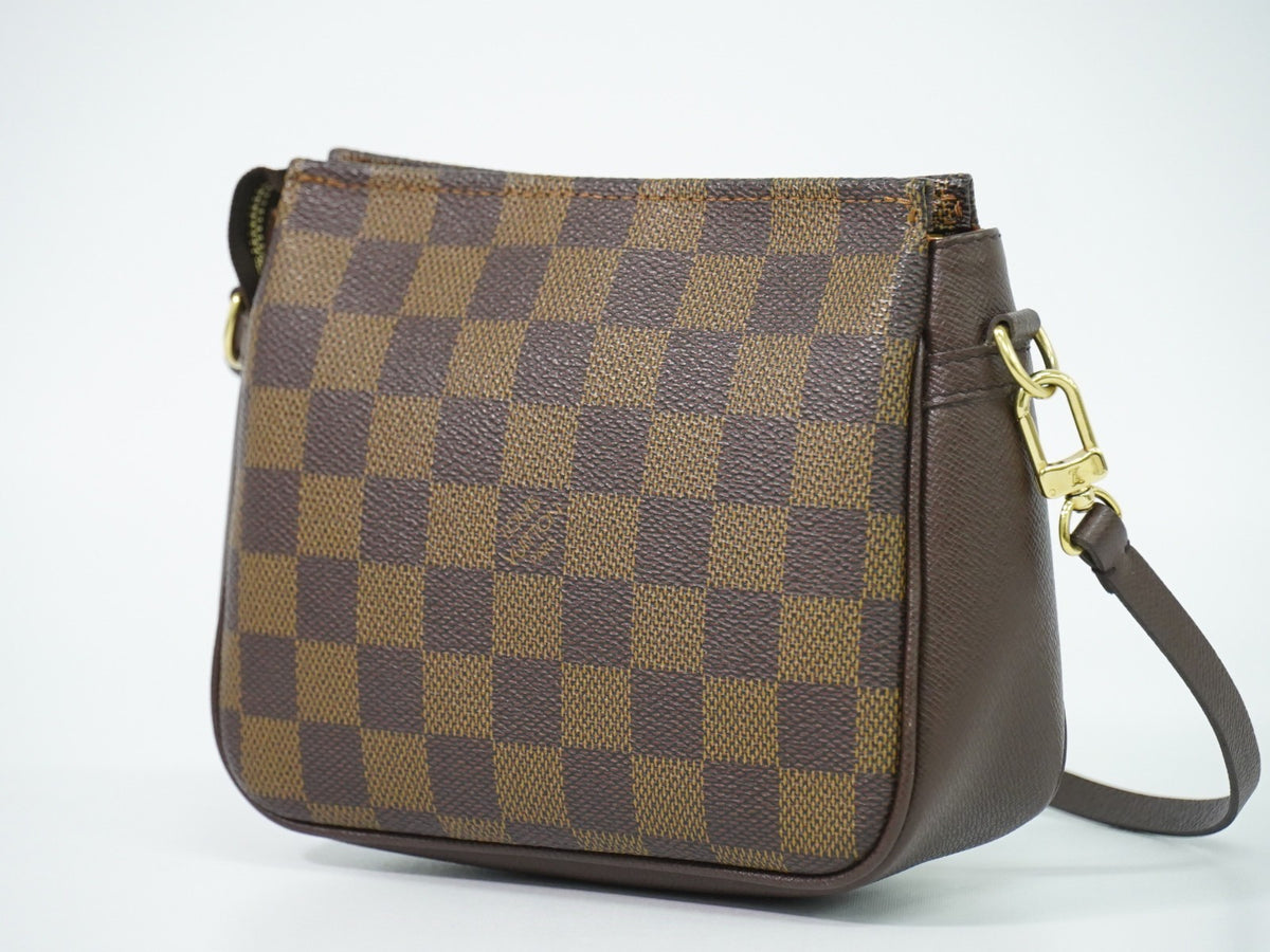 Louis Vuitton Trousse Make Up Damier Brown Canvas Clutche & Pouche Bag (Pre-Owned)