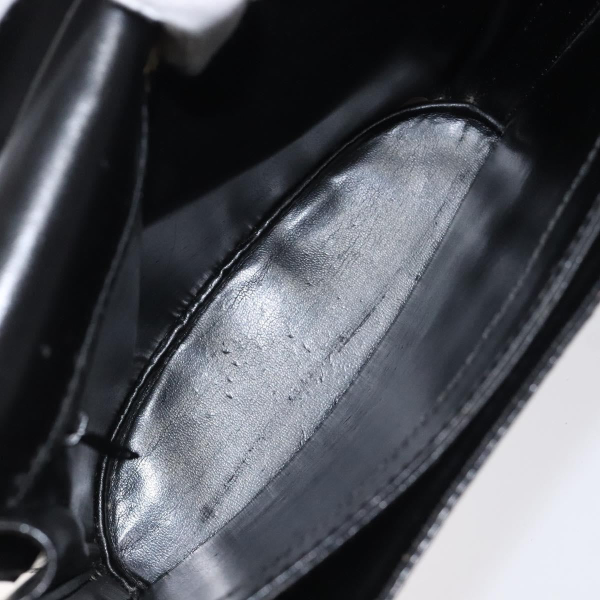 Bally Vintage Leather Black Leather Shoulder Bag Bag (Pre-Owned)