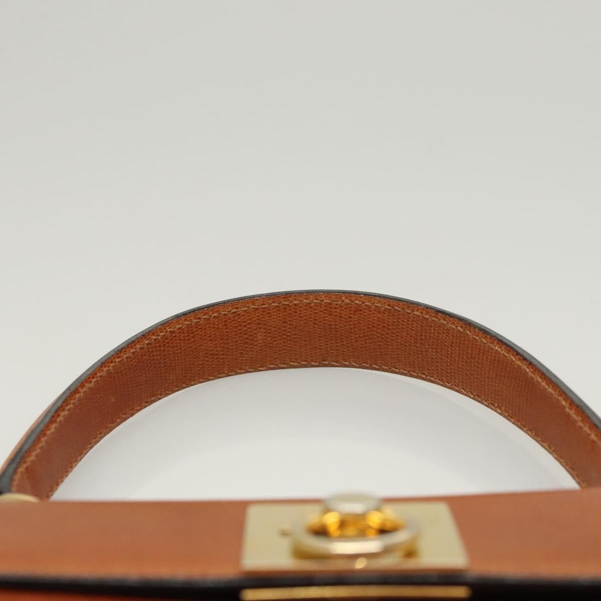 Celine Vintage Leather Brown Leather Handbag (Pre-Owned)