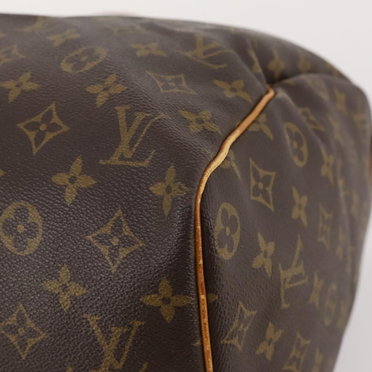 Louis Vuitton Keepall Monogram Canvas Brown Canvas Handbag (Pre-Owned)