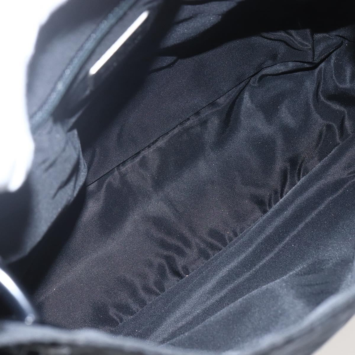 Prada Chain Tessuto Black Nylon Shoulder Bag Bag (Pre-Owned)