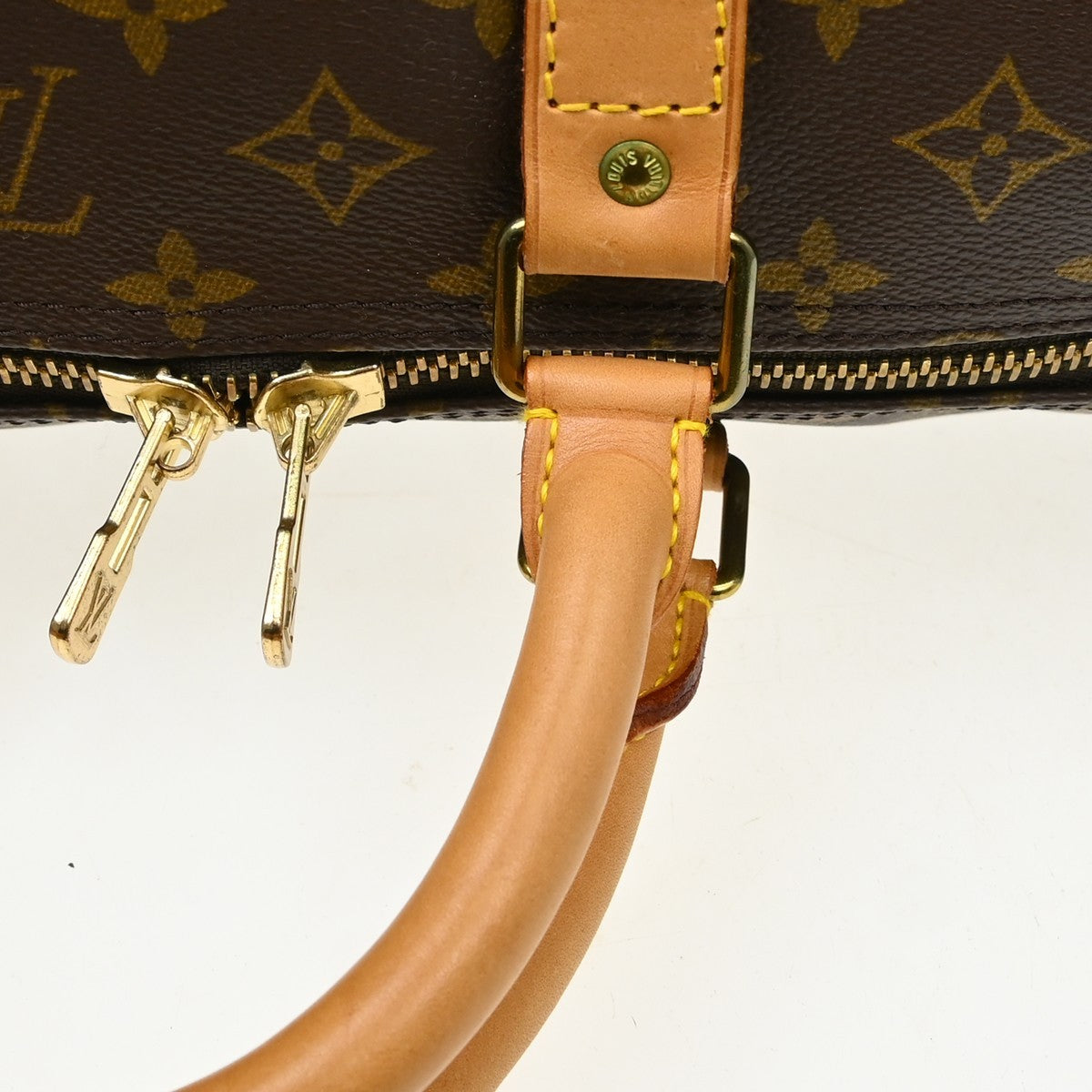 Louis Vuitton Keepall Monogram Canvas Brown Canvas Travel Bag Bag (Pre-Owned)