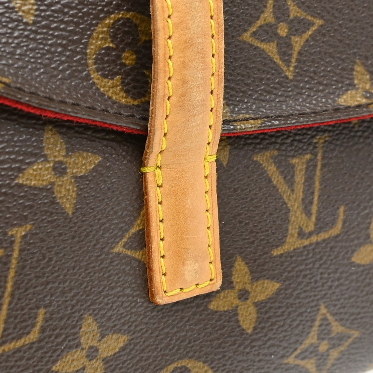 Louis Vuitton Sonatine Monogram Canvas Brown Canvas Handbag (Pre-Owned)