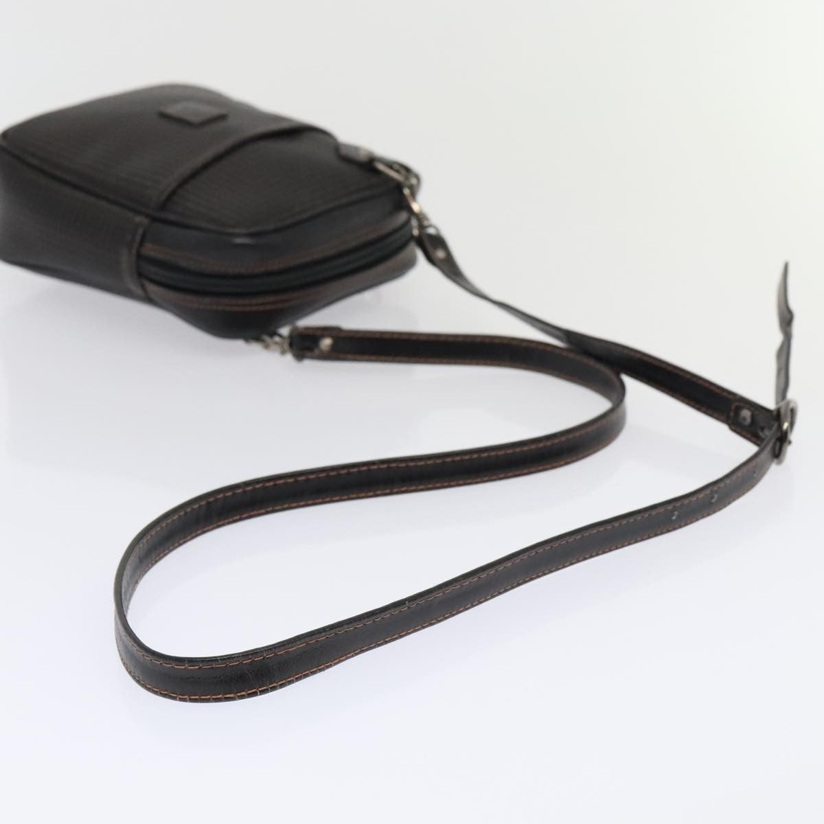 Bally Vintage Pvc And Leather Black Pvc Shoulder Bag Bag (Pre-Owned)